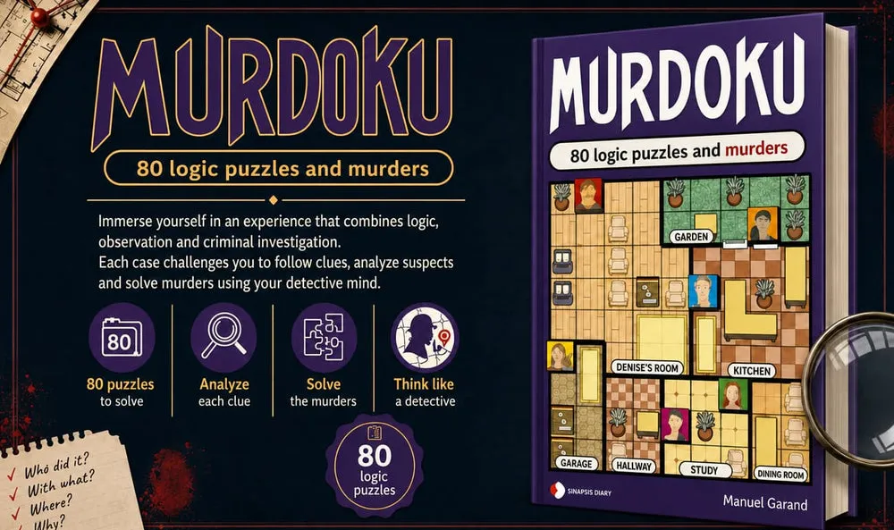 Murdoku: 80 puzzels van logica en moord
